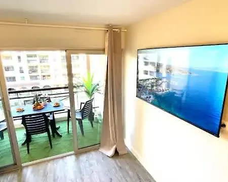 Le Cannes Beach 408 - Cosy Avec Balcon & Piscine Exterior photo
